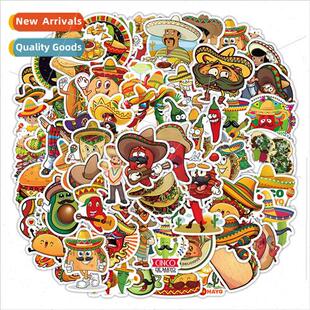 Festival Doodle Waterproof Mexican Kid DIY Food Scooter