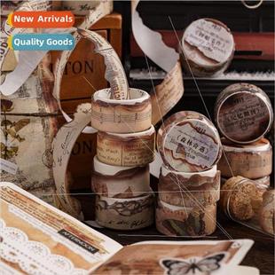 Washi Tape Memory Fragments Series Vintage Alien Burnout DIY