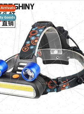LED headlamp C0B outdoor night fishing lighting strong light