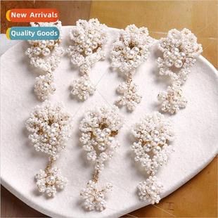 design pearl handmade warm weavin diy wind flower Name petal