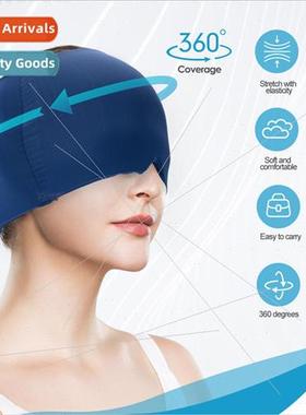 Migraine Cold Gel Ice Cap Odorless Half Pack 8mm Ice Mask St