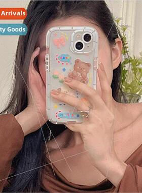 适用 iphone13pro max cute bear puppy apple 12 phone case 11