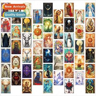 Wall Cards Vintage Decor Posing Tarot