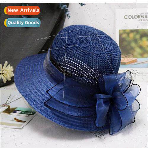 Shade cap female spring and summer sunscreen flowers sun hat