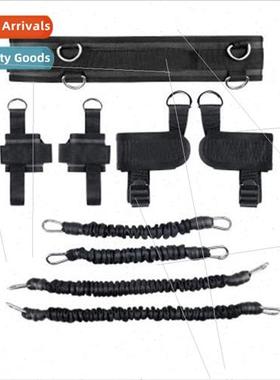 Bouncing resistance training bands fitness workout bouncing