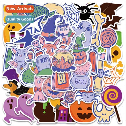 45 pcs Halloween  Doodle Stickers ggage Laptop Cell Phone Ki
