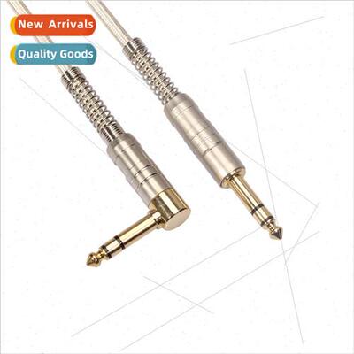 Metal Shell  to Elbow Large 3-pole Stereo Male to Male 6.35
