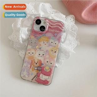 适用 full 14ProMax iPhone dolls cute screen cartoon Fun
