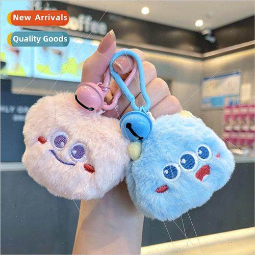 Cute plush doll small monster bag charm car keychain pendant