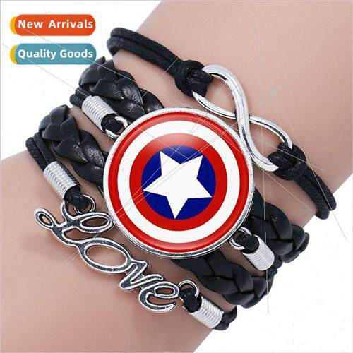 Superhero Superman Spider Bat Flash Captain America Shield T