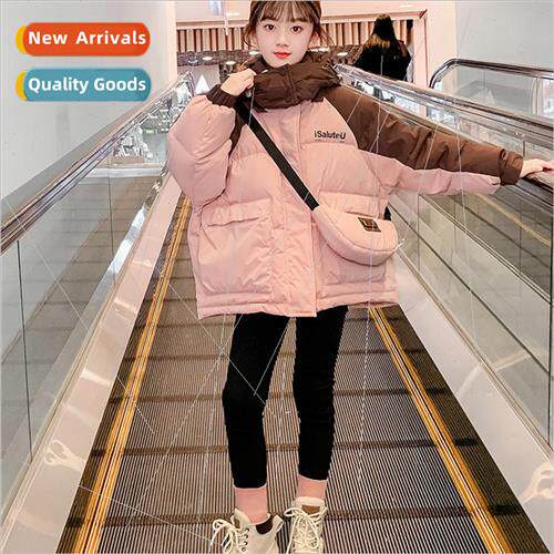 Girls down jacket winter 2023 new 适用eign- girls big boy wi