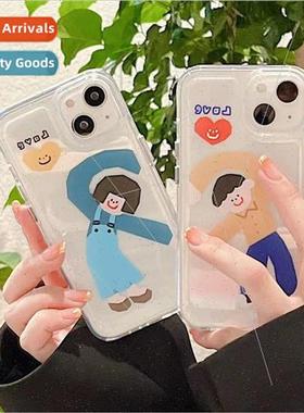 Than heart couple  适用 iPhone 14 phone case 13promax space