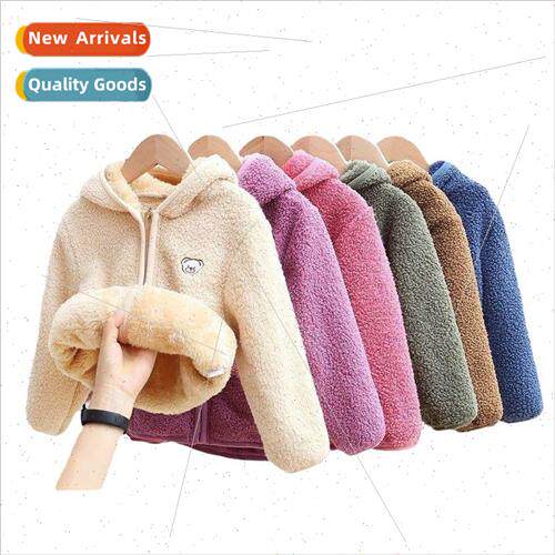 Autumn and winter new childrens jacket fashion double-sided