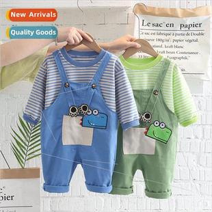 set the new Korean Cotton pants backpack boys fall 2023