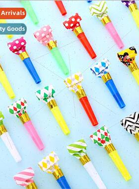 Plastic Blow Dragon 6.5cm Blow Blow Roll Long Nose Childrens