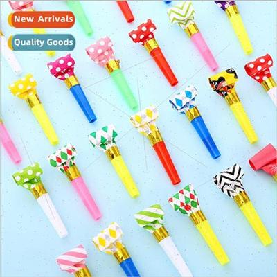 Plastic Blow Dragon 6.5cm Blow Blow Roll Long Nose Childrens