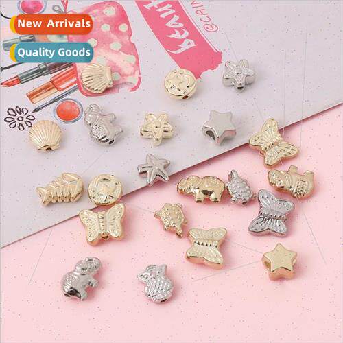 30pcs sweet cool ccb smiley butterfly pentagram loose beads