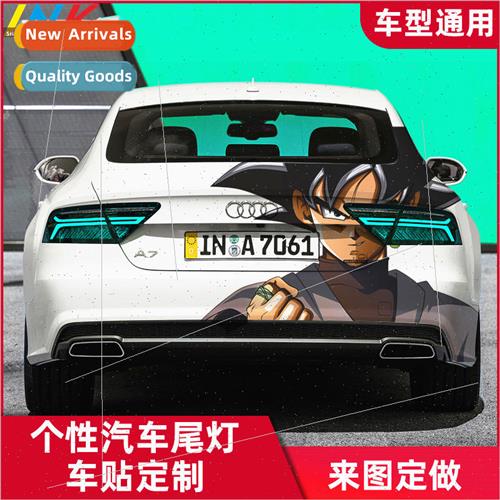 Seven Dragon Ball Goku rear taillight car stickers Luffy Pik