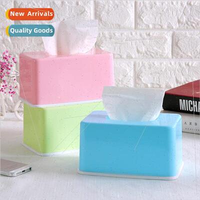 Tissue box desktop organizer household living room coffee ta