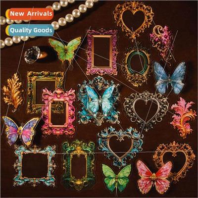 Beautiful Day Stickers Dreamy Baroque Series  Border Butterf