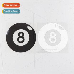 Creative billiards black 8 car stickers personalized pool 8