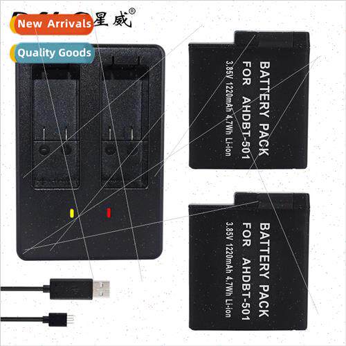 With upgrade cable AHDBT-501 Neutral gopro high capacity her