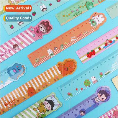 School season stationery cartoon ruler elementary school stu