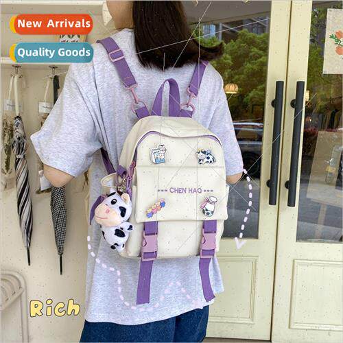 Korea small schoolbag new summer college wind shoulder bag f