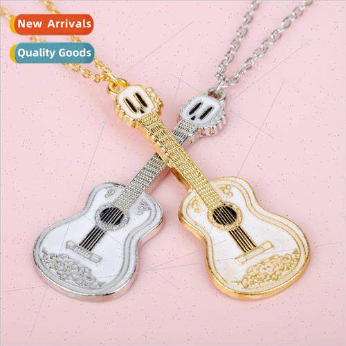 New guitar instrument jewelry necklace fashion music necklac