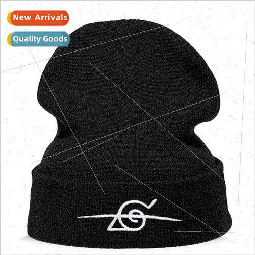 Anime Naruto Kiba Village embroidered knitted hat men and wo
