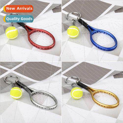 Sporting  mini tennis keychain pendant creative advertising