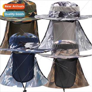 Outdoor sun hat male fisherman hat male lengthened paragraph