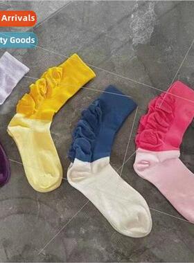 Spring and summer multi heel grotesque pleated fruit color c