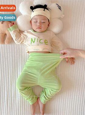 Modal baby pajamas fitted underwear fall and winter  bottomi