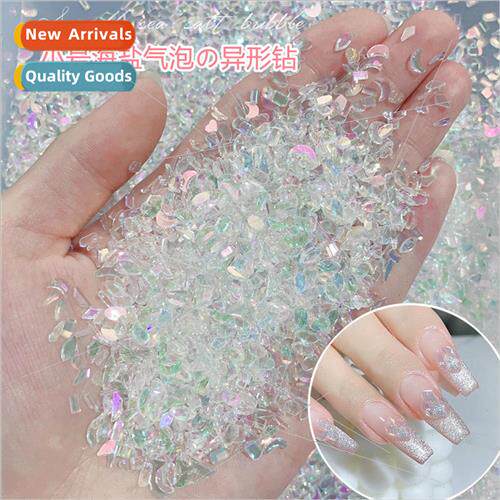 Cheese Sea Salt Bubble Small Flat Shaped Drill Super Shiny A