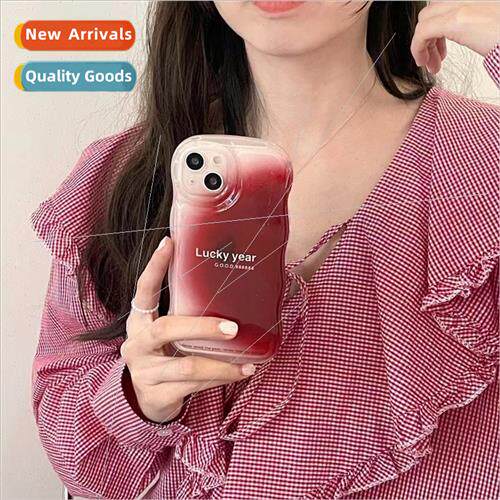 Red Halo English Apple 13/14ProMax Wave Apple 14PRO Phone Ca