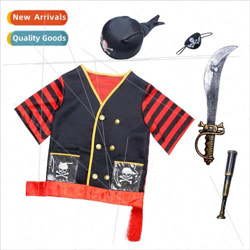 Childrens pirate costumes cosplay Halloween Pirates of the C