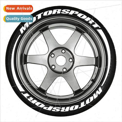 Car tire letter stickers 3D stereo letters of the alphabet m