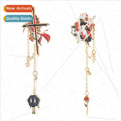 Im in the thriller game sealed god derived earrings earrings