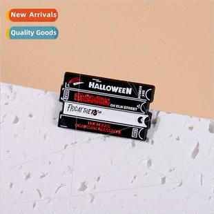 Brooch Pin Badge Horror Lapel Videotape Backpack Movie