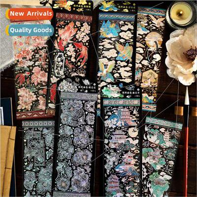 Long stripes of adhesive tape embroidery scroll series natio