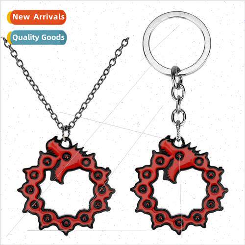 Anime  seven original sins seven deadly sins metal keychain