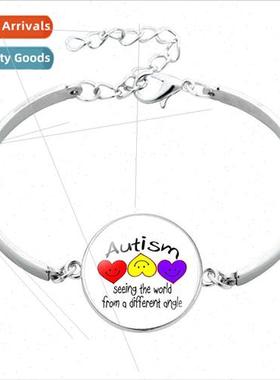 AUTISM autism bracelet bracelet seeing the world from a diff