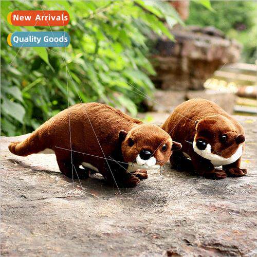 Simulation otter plush doll prayer otter plush toys 适用 cud
