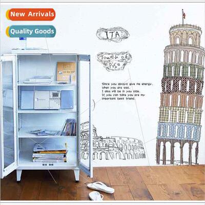 Leaning Tower of Pisa Large removable living room dining roo