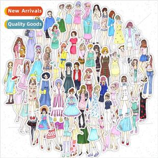 60 fashion Korean girl girl 适用eign  with vinyl stickers la