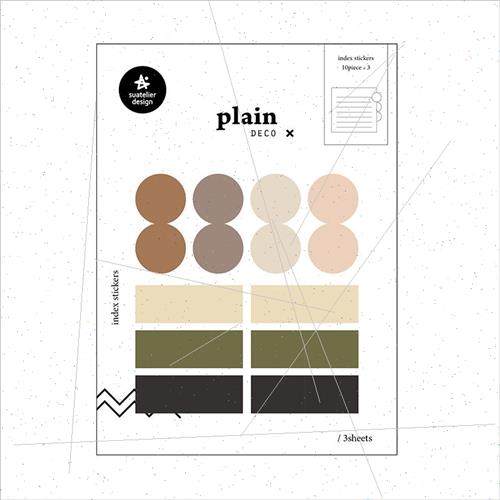 Fresh Solid Color Decorative Sti