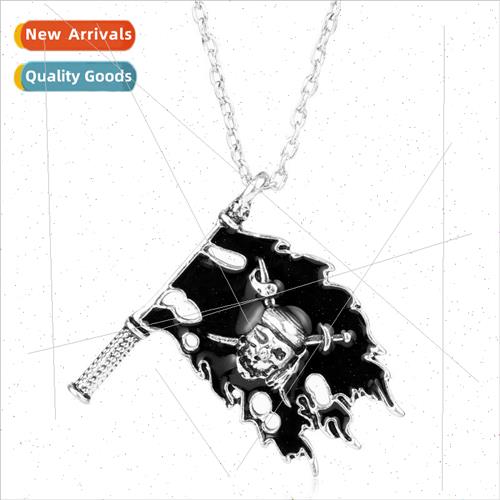 New Punk Vintage Pirates of the Caribbean Skull and Crossbon