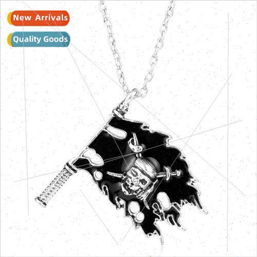 New Punk Vintage Pirates of the Caribbean Skull and Crossbon