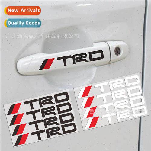 TRD car door handle stickers alphabet stickers pull handle 4